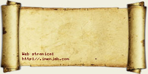 Emilija Terzić vizit kartica